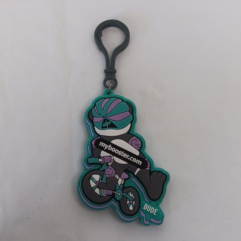 Dude Perfect Keychain Charm Lot Wheel Unfortunate Panda Golf Space Biking Logo - Picture 13 of 16